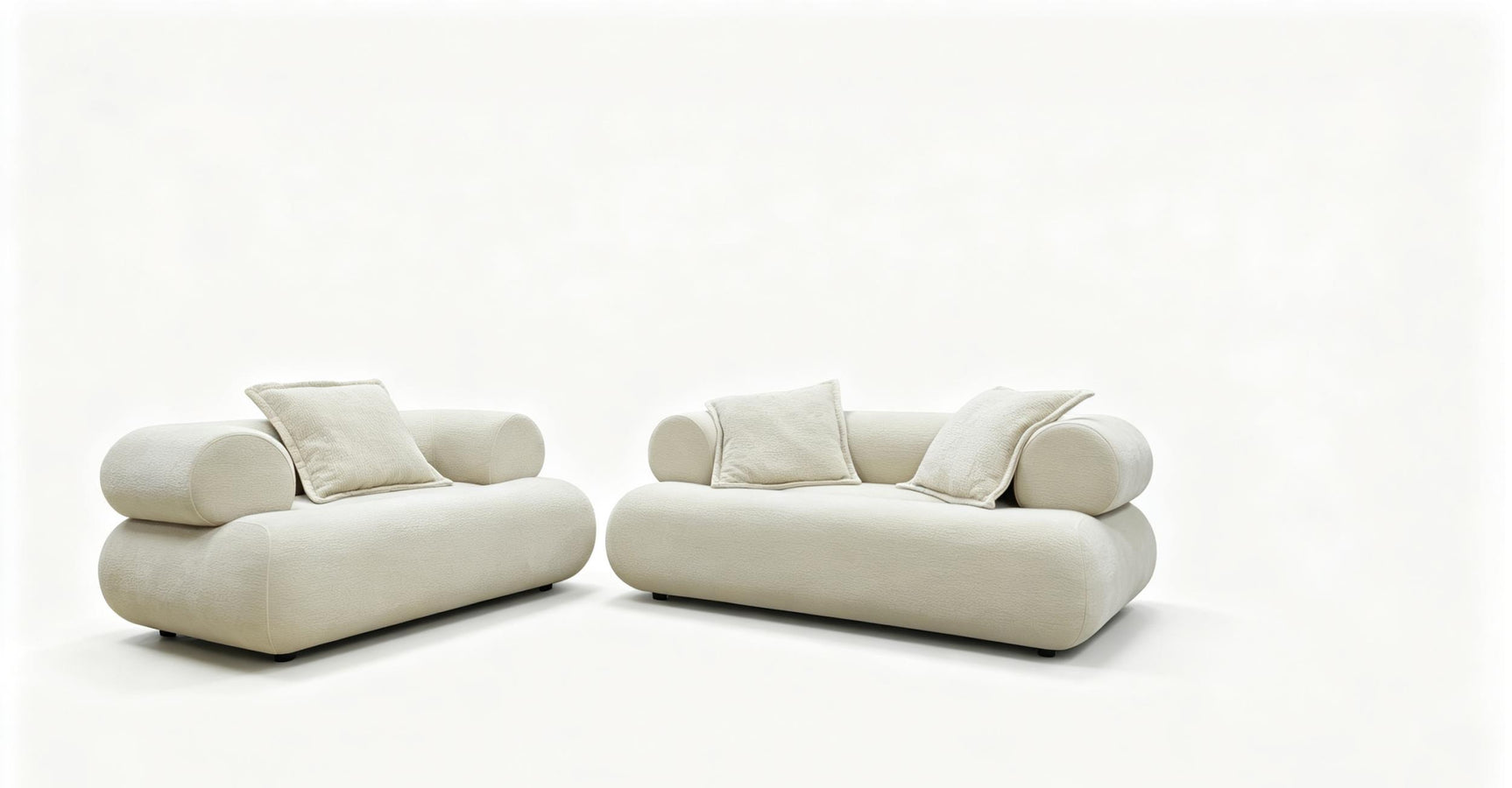Eskola Ivory Stationary Sofa Set - Ornate Home