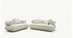 Eskola Ivory Stationary Sofa Set - Ornate Home