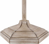 Esmeralda Resin Gray & Beige Floor Lamp - Ornate Home