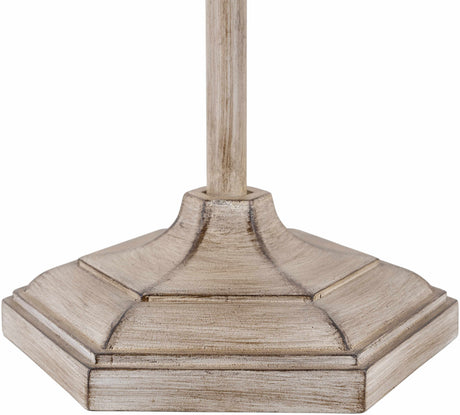 Esmeralda Resin Gray & Beige Floor Lamp - Ornate Home