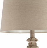 Esmeralda Resin Gray & Beige Floor Lamp - Ornate Home