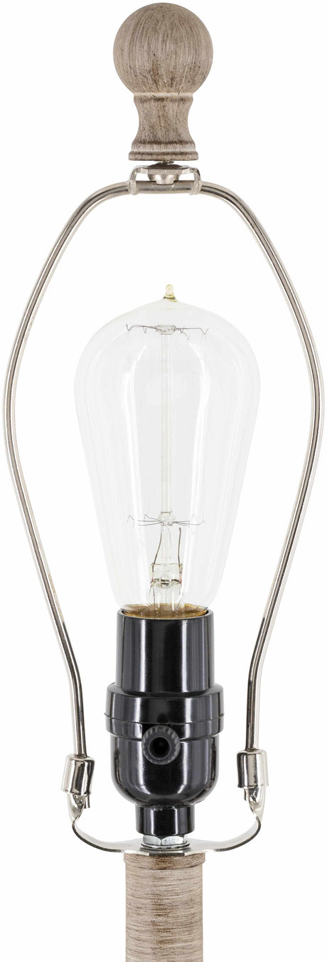 Esmeralda Resin Gray & Beige Floor Lamp - Ornate Home