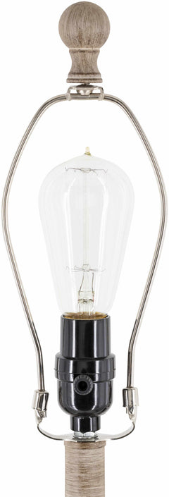 Esmeralda Resin Gray & Beige Floor Lamp - Ornate Home