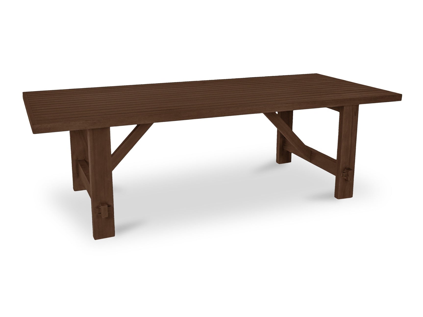 Esmond Brown Outdoor Dining Table - Ornate Home