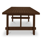Esmond Brown Outdoor Dining Table - Ornate Home