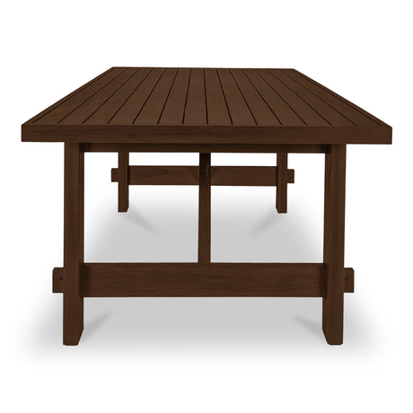 Esmond Brown Outdoor Dining Table - Ornate Home
