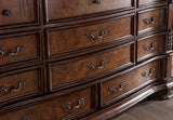 Esparanza Brown Cherry 5 Pc. Queen Bedroom Set w/ Chest - Ornate Home