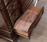 Esparanza Brown Cherry 5 Pc. Queen Bedroom Set w/ Chest - Ornate Home
