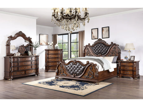 Esparanza Brown Cherry Chest - Ornate Home