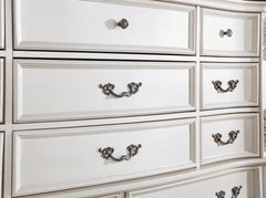 Esparanza Pearl White 5 Pc. Queen Bedroom Set w/ 2NS - Ornate Home