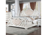 Esparanza Pearl White California King Bed - Ornate Home