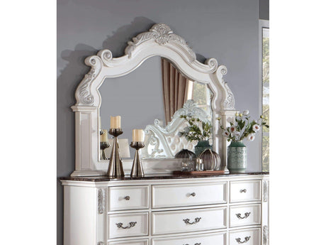 Esparanza Pearl White Dresser - Ornate Home
