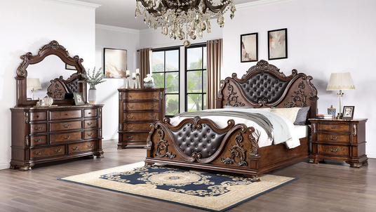 Esparanza Brown Cherry Collection By Furniture of America Featured