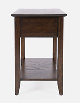 Espresso Espresso Chairside Table - Ornate Home
