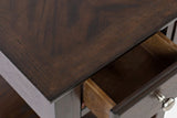 Espresso Espresso Chairside Table - Ornate Home