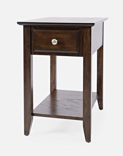 Espresso Espresso Chairside Table - Ornate Home