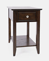 Espresso Espresso Chairside Table - Ornate Home
