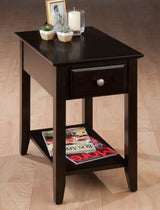 Espresso Espresso Chairside Table - Ornate Home