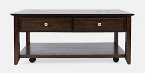 Espresso Espresso Cocktail Table - Ornate Home