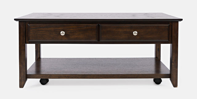 Espresso Espresso Cocktail Table - Ornate Home