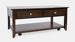 Espresso Espresso Cocktail Table - Ornate Home