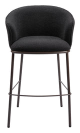 Essen Black & Bronze Barstool - Ornate Home