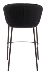 Essen Black & Bronze Barstool - Ornate Home