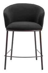 Essen Black & Bronze Counter Stool - Ornate Home