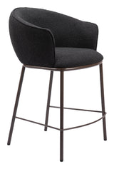 Essen Black & Bronze Counter Stool - Ornate Home