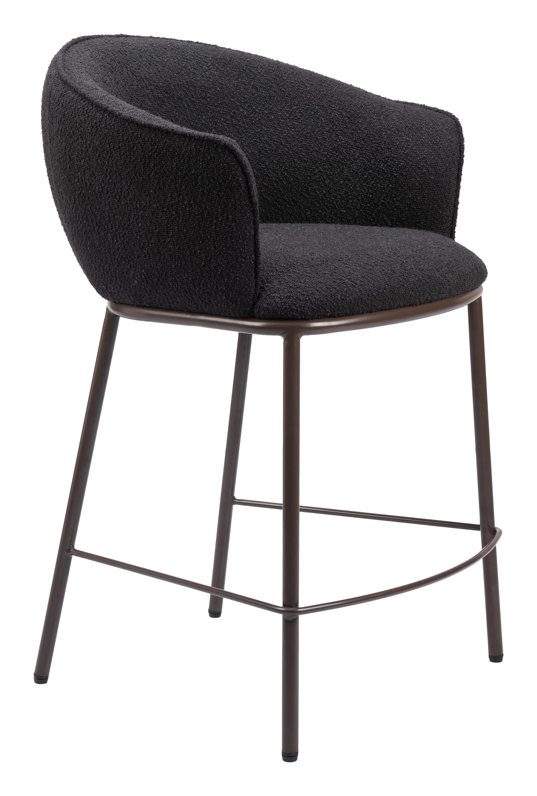 Essen Black & Bronze Counter Stool - Ornate Home