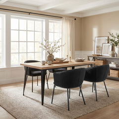Essen Black & Bronze Dining Chair - Ornate Home