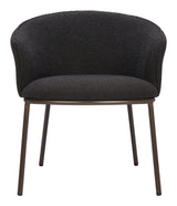Essen Black & Bronze Dining Chair - Ornate Home