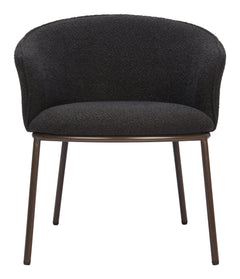 Essen Black & Bronze Dining Chair - Ornate Home