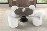 Essen Espresso Round 5 Piece Dining Set - Ornate Home