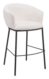 Essen Ivory Barstool - Ornate Home