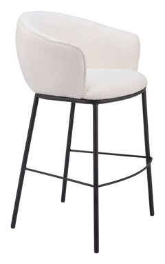 Essen Ivory Barstool - Ornate Home