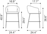 Essen Ivory Barstool - Ornate Home