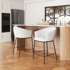 Essen Ivory Counter Stool - Ornate Home