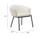 Essen Ivory Dining Chair - Ornate Home