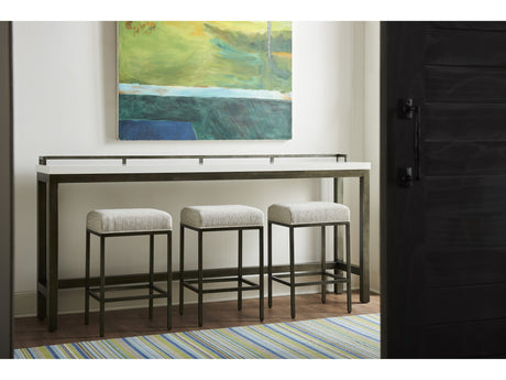 Essence Meringue Console Table w/ Stools - Ornate Home