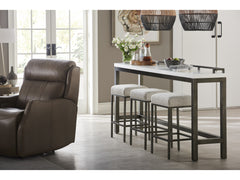 Essence Meringue Console Table w/ Stools - Ornate Home