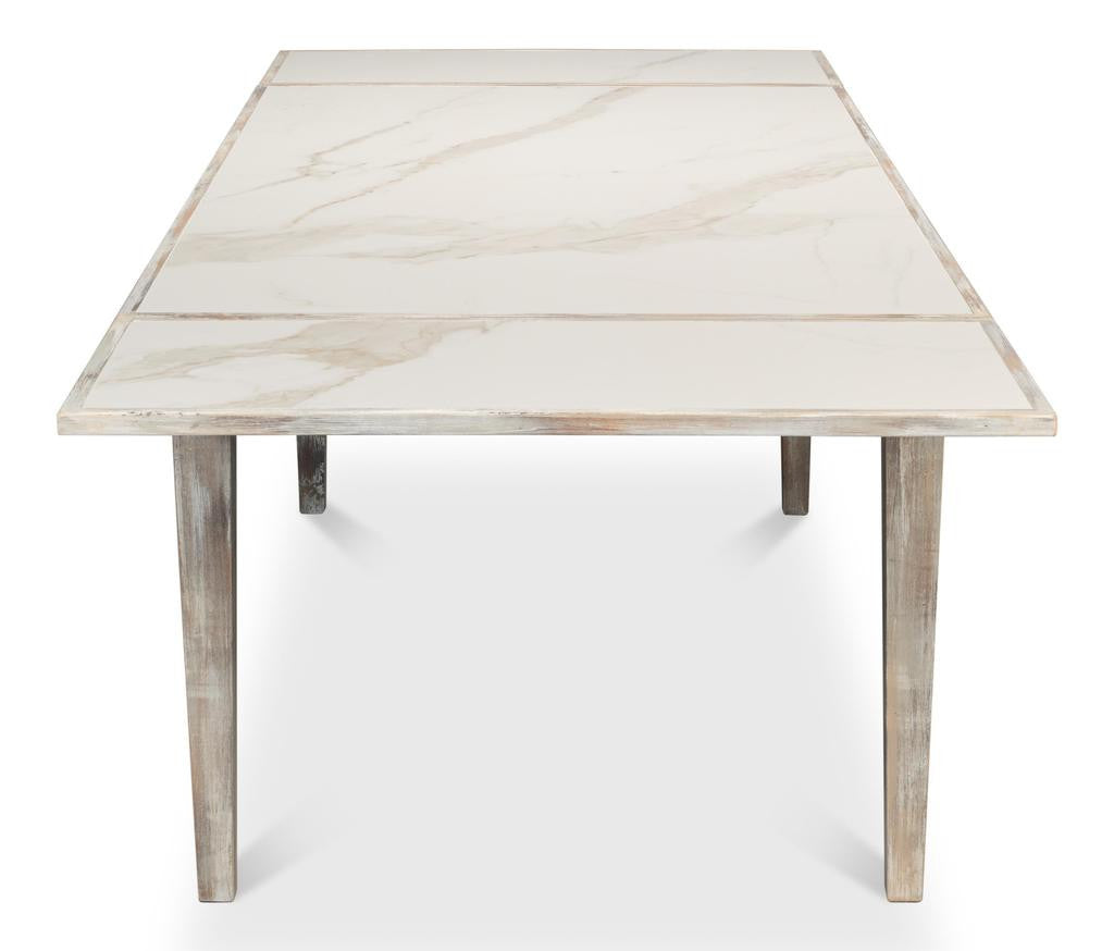 Essential Dining Grey Rect. Extension Dining Table - Ornate Home