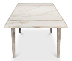 Essential Dining Grey Rect. Extension Dining Table - Ornate Home