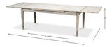 Essential Dining Grey Rect. Extension Dining Table - Ornate Home