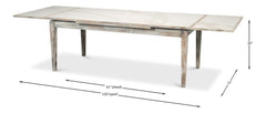 Essential Dining Grey Rect. Extension Dining Table - Ornate Home