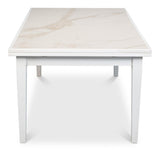Essential Dining White Rect. Extension Dining Table - Ornate Home