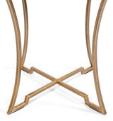 Essential Forms Gold Round Side Table - Ornate Home