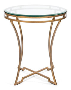 Essential Forms Gold Round Side Table - Ornate Home