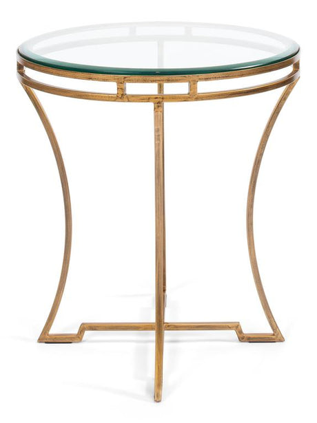 Essential Forms Gold Round Side Table - Ornate Home