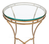 Essential Forms Gold Round Side Table - Ornate Home